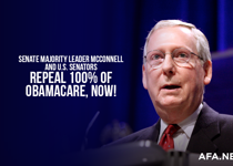 Senators, Repeal ALL of Obamacare Now!