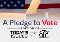 Important 'Pledge to Vote' Simulcast on AFR