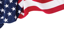 The flag waves on